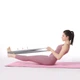 Набор резинок для фитнеса AOLIKES RB-3609 3шт Green+Pink+Violet - изображение 6