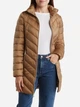 Куртка демисезонная удлиненная женская Michael Kors 328114641 XS Коричневая (1159798052) - изображение 3