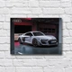 Дерев’яний постер «Audi R8» 210х297 мм - зображення 1