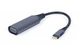 Адаптер Cablexpert VGA - USB Type-C (F/M), 0.15 м, Black (A-USB3C-VGA-01) - зображення 1