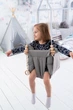 Подвесная Тканевая Детская качель Comfort + Серая - изображение 8