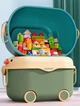 Многофункциональный ящик для хранения игрушек POPPET Утенок Грин На колесах Большой (PP-001G-L) - изображение 4