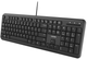 Клавиатура проводная Canyon HKB-20 Velvet Silent ENG/UKR USB Black (CNS-HKB02) - изображение 3