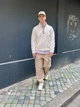 Толстовка на флисе, на молнии мужская UNIQLO 322457517 XL Белая (1159797845) - изображение 6