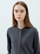 Кардиган с примесью шерсти женский Uniqlo 758514612 S Серый (1159797988) - изображение 6