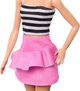 Кукла Барби Модница Блондинка в полосатом топе Barbie Fashionistas 65th Anniversary Striped Top, Pink Skirt 213 (HRH11) - изображение 4