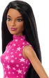 Лялька Барбі Модниця в рожевому топі з зірковим принтом Barbie Fashionistas 65th Anniversary Pink Star-Print Top 215 (HRH13) - зображення 3