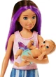 Кукла Барби Скиппер Няня с малышом Сладкие сны Barbie Skipper Babysitters Inc. Crib with Baby Doll (HJY33) - изображение 2
