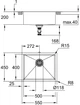 Кухонная мойка GROHE Sink K700 550x450 31574AL1 темный графит - изображение 9
