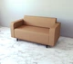 Диван офисный Tobi Sho Арне с подлокотниками 1580х700х740 мм, кожзам Coffe Milk/2238 - изображение 1
