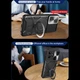 Чохол Magnetic Shield для Realme Note 50 протиударний бампер з підставкою Black - зображення 3
