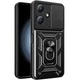 Чехол Hide Shield для Infinix Hot 30 Play NFC / X6835B противоударный бампер с подставкой Black - изображение 1