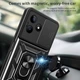 Чехол Hide Shield для Realme Note 50 / RMX3834 бампер противоударный с подставкой Black - изображение 3