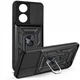 Чехол Hide Shield для OPPO Reno 8T бампер противоударный с подставкой Black - изображение 9