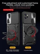 Чехол Magnetic Shield для Motorola Moto G32 бампер противоударный с подставкой Black - изображение 3