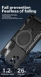 Чехол Magnetic Shield для Motorola Moto G32 бампер противоударный с подставкой Black - изображение 6