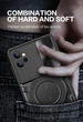 Чехол Magnetic Shield для Motorola Moto G32 бампер противоударный с подставкой Black - изображение 7