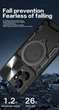 Чехол Magnetic Shield для Xiaomi Redmi Note 12 бампер противоударный с подставкой Black - изображение 5