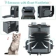 Рюкзак для домашніх тварин, що розширюється Voyager Pet VB16007T, Чорний - зображення 5