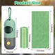 Диспенсер для пакетів із ліхтариком Dog Poop Bag Holder with Flash Light (1 рулон пакетів у комплекті), Рожевий - зображення 5