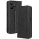 Чехол-книжка Deexe Retro Style для Realme C53 / C51 / Note 50 - Black - изображение 1