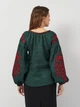 Вышиванка женская с узором NARODNYY BUTIK Цветочный сад 1017.1 42 Зеленая (2000000211367) - изображение 3