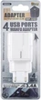 Зарядное устройство Remax Wanfu Series 4xUSB 17W 3.4A White (RP-U43) - изображение 1