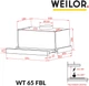 Вытяжка WEILOR WT 65 FBL - изображение 12