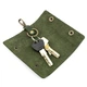 Ключница кожаная с карабином HandyCover HC0055 зеленая - изображение 2