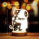 Светильник-ночник от USB "Собака и кот обнимаются" - изображение 5