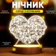 Светильник-ночник от USB "Сердце с котиками" - изображение 2