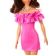 Кукла Barbie "Модница" в розовой мини-платье с рюшами (HRH15) - изображение 3