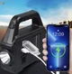 Акумуляторний LED ліхтар Power Bank із сонячною панеллю, Power Bank і бічна 2COB лампа USB - зображення 7