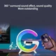 Настільна смарт-лампа нічник G63 RGB G-Smart Light з бездротовою зарядкою 10W і Bluetooth колонкою - изображение 4