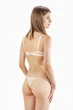 Бюстгальтер-топ жіночий з сіточки з мереживом Felisiya Lingerie Айворі 2002-004г M - зображення 3