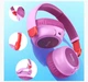 Наушники гарнитура беспроводные Hoco W43 Adventure purple - изображение 3