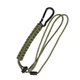 Ремінець із паракорду з карабіном Mil-Tec Олива PARACORD LANYARD OLIV (15931501) - зображення 3