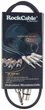 Микрофонный кабель RockCable RCL30381 D6 F - Microphone Cable - XLR (F) / TS Jack (1m) - изображение 2