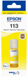 Tusz Epson EcoTank 113 Pigment Yellow ink Bottle 70 ml (C13T06B440) - obraz 1