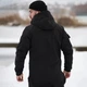 Мужская демисезонная Куртка Intruder SoftShell с капюшоном черная размер L - изображение 3