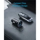Зарядное устройство Anker PowerDrive 323 30W PD + 22.5W USB-A Black (A2735G11) - изображение 2