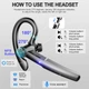 Бездротова Bluetooth-гарнітура з мікрофоном - зображення 3
