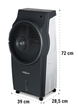 Воздухоохладитель OneConcept Kingcool 4-in-1, 2340 м³/ч, 95 Вт, 8 литров - изображение 7
