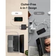 Зарядний пристрій Anker PowerPort 543 Atom III Slim 4-65W 22xUSB-C PIQ3.0 (A2046G12) - зображення 4