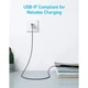 Дата кабель USB 2.0 AM to USB-C 0.9m 322 Black Anker (A81H5G11) - изображение 2