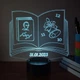 Именной светильник 3D, LED ночник учителю литературы, подарок от учеников на юбилей (16 цветов свечения) под заказ (НЧ0025) - изображение 8