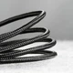 USB кабель Type-C роз'єм BASEUS Cafule Series (3m, 2A, 480 Mbps). Black - зображення 8