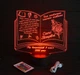 Именной светильник 3D, LED ночник учителю, подарок от учеников на выпускной (16 цветов свечения) под заказ (НЧ0031-1) - изображение 4