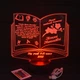 Именной светильник 3D, LED ночник учителю, подарок от учеников на день учителя, знаний (16 цветов свечения) под заказ (НЧ0054) - изображение 3