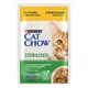 Консервированный корм Purina Cat Chow Sterilised С курицей и баклажанами для стерилизованных кошек 85 г (7613037025644) - изображение 1
